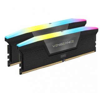 Memoria RAM Corsair Vengeance RGB 32GB (2x16GB) DDR5 6600Mhz UDIMM XMP Negro CL38 CMH32GX5M2B6600C38