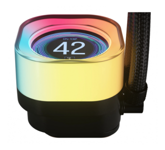 Enfriamiento Líquido Corsair iCUE LINK TITAN 240 RX LCD 240mm 1851 1700 AM4 AM5 Negro