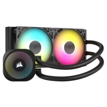 Enfriador líquido Corsair Nautilus 240 RS para CPU 2x 120mm hasta 2100RPM Negro RGB