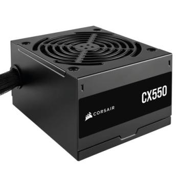 Fuente de Poder Corsair CX550 550W ATX 12V 80 Plus Bronze 24 pin Fan 120mm Color Negro