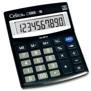 Calculadora Celica CA-351A Semi Escritorio 10 Dígitos
