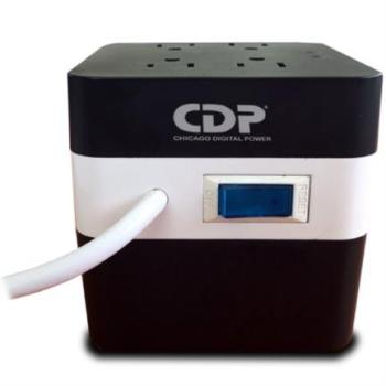 Regulador de Voltaje CDP RU-AVR 600VA/300W 4 Contactos 4 Puertos USB