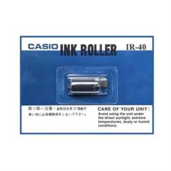 Rodillo Entintador Casio IR40 de 1 color negro para calculadoras con impresor tipo Sumadora