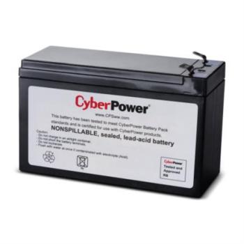 Batería Cyberpower Certificada de Reemplazo 12V/8AH Incluye Empaque para Transporte de Batería Usada