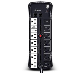 UPS CyberPower GX150C2 1500VA 1000W 120V PFC Activo RGB Panel LCD USB-Cx2