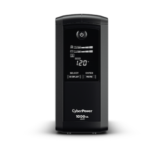 UPS CYBERPOWER 1000VA 600W 9 CONT PANTALLA LCD INTELIGENTE M