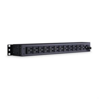 PDU Cyberpower Básico 15A/1U/120V NEMA 5-15P/12 NEMA 5-15R