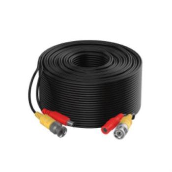 Cable Dahua para Video y Alimentación de 50m Cobre de Alta Pureza con Conectores BNC 4K Soporta AHD/CVI/TVI/CVBS Negro