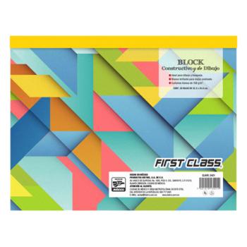 Block de dibujo Dietrix First Class cartulina bristol con 20 hojas mediano 32.3 X 24.6 cms