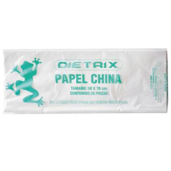 Papel de China Dietrix 50x70cms Blanco Paquete con 25 Hojas