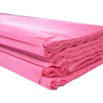 Papel Crepe Dietrix 50x200cms Rosa Mexicano Paquete con 10 Hojas
