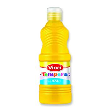 Pintura tempera vinci 473 ml amarillo limón
