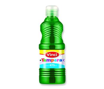 Pintura tempera vinci 473 ml verde esmeralda