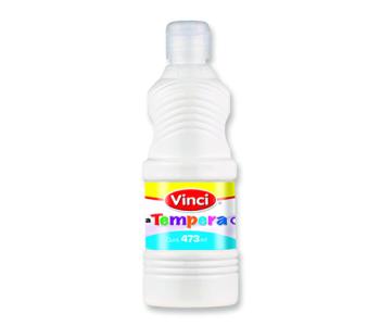 Pintura tempera vinci 473 ml blanco para letreros