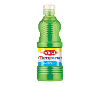 Pintura tempera vinci 473 ml verde fluorescente