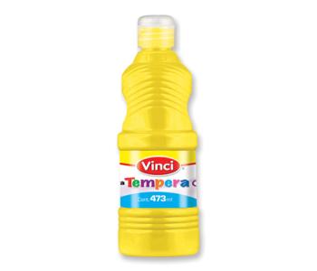 Pintura tempera vinci 473 ml amarillo fluorescente