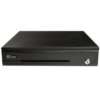 Cajon de Dinero Ecline 5 Billetes 8 Monedas Tres Posiciones de Seguridad con LLave Interfaz RJ11