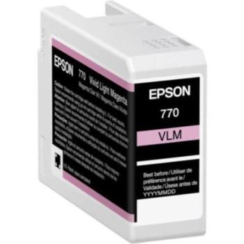 Tinta Epson UltraChrome Pro 10 25ml Color Magenta Claro Vivo