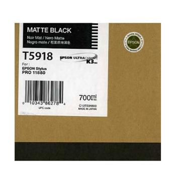 Tinta Epson UltraChrome K3 T591 700 ml Color Negro Mate