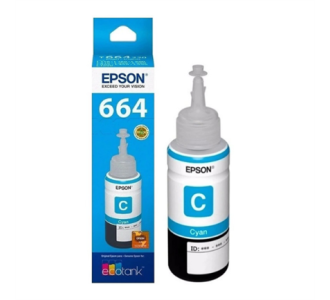 TINTA EPSON 664 CYAN L200 L220 L310