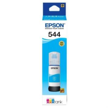 Tinta Epson Original T544-AL EcoTank L1110/L3110/L3150/L5190 Color Cian