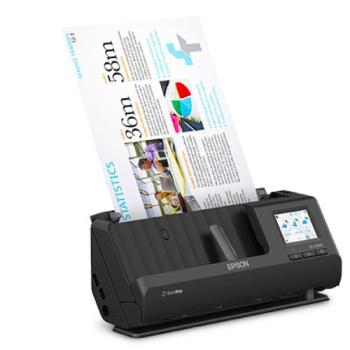 Escaner Epson Inalambrico de Documentos WorkForce ES-C380W con Pantalla Tactil
