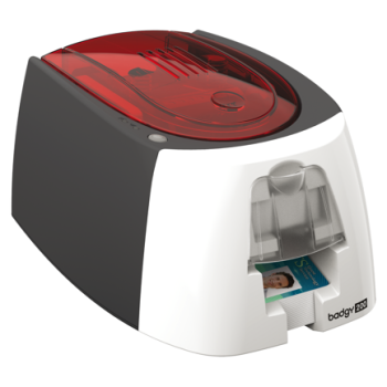 Impresora de credenciales Evolis Badgy 200 Incluye 1 Ribbon 1 Paquete de 100 tarjetas de PVC