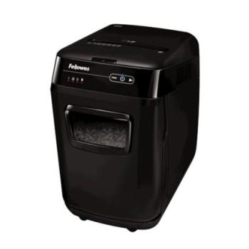 Trituradora Fellowes AutoMax 200C Corte Cruzado 200 Hojas 8.5 Galones Color Negro