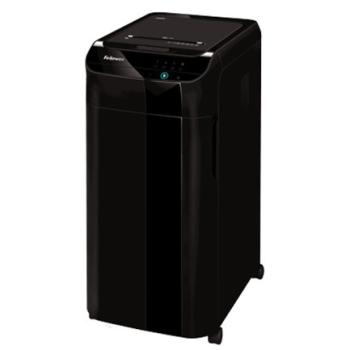 Trituradora Fellowes AutoMax 350C Corte Cruzado 350 Hojas 18 Galones Color Negro