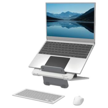 Soporte Fellowes para Laptop Breyta Color Blanco 12 con Ajustes de Altura