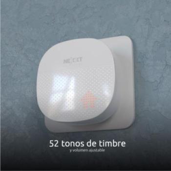 Timbre Inteligente con Cámara Nexxt Home NHC-D100 FHD 1080p Comunicación Bidireccional Visión Nocturna IP65 Visión 110°