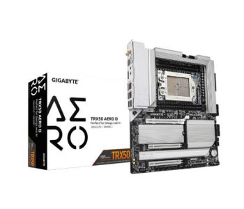 Tarjeta Madre Gigabyte TRX50 AERO D 4xDDR5 1TB 7800Mhz UDIMM PCIe 5.0 M.2 Socket sTR5 E-ATX Wi-Fi 7