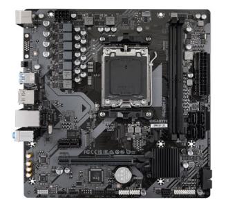 Tarjeta Madre Gigabyte A620M H 2xDDR5 128GB 6400Mhz HDMI DP M.2 PCIe 4.0 S AM5 Ryzen mATX
