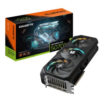 Tarjeta de Video Gigabyte Gaming GeForce RTX5070TI OC 16GB Triple Fan RGB GDDR7 256bit PCIe 5.0 1xHDMI 3xDP