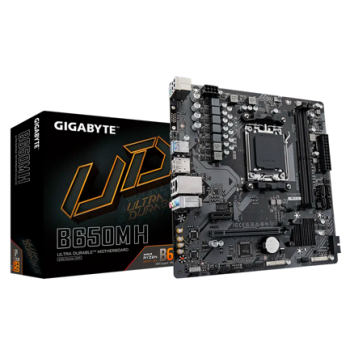 Tarjeta Madre Gigabyte B650M H 2xDDR5 128GB 6400Mhz HDMI DP M.2 PCIe 4.0 S AM5 Ryzen mATX