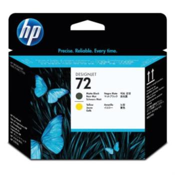 Cabezal HP LF de Impresión 72 Color Negro Mate-Amarillo