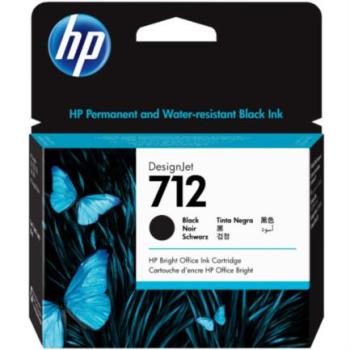 Tinta HP LF DesignJet 712 80ml Color Negro