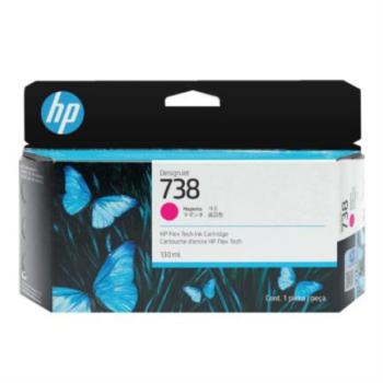 Tinta HP DesignJet 738 130ml Color Magenta