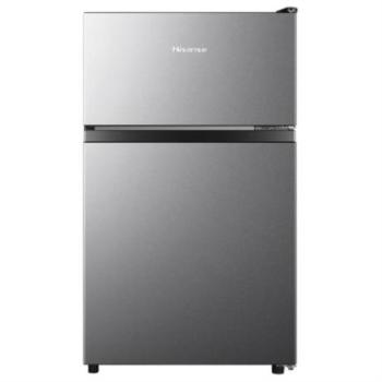 Frigobar Hisense 3.1 Pies de 2 Puertas Color Plata