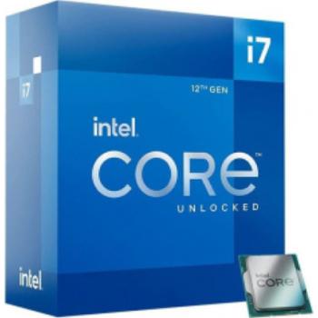Procesador Intel Core i7 12700K 3.6GHz 25MB 125W S 1700 Dodeca Core 12th Gen con Gráficos sin Disipador BX8071512700K