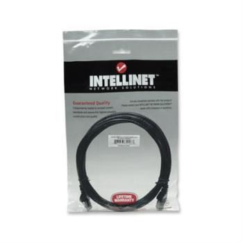 Cable Red Intellinet CAT 6 UTP 2m Color Negro
