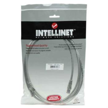 Cable Intellinet Red Cat5e UTP RJ45 M-M 7.5m Color Gris