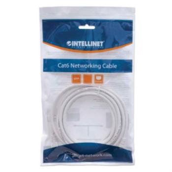 Cable Intellinet Red Cat6 UTP RJ45 M-M 5m Color Blanco