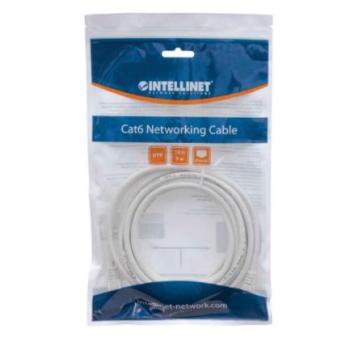 Cable Intellinet Red Cat6 UTP RJ45 M-M 3m Color Blanco