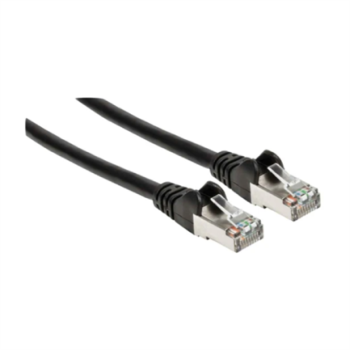 Cable Intellinet Red Cat6a S/FTP RJ45 50 Micras 30cm Color Negro