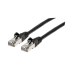 Cable Intellinet Red Cat6a S/FTP RJ45 50 Micras 30cm Color Negro