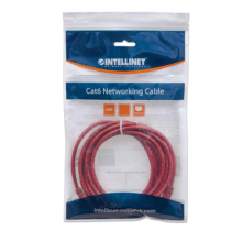 Cable Intellinet Red Cat6 UTP RJ45 M-M 1.5m Color Rojo