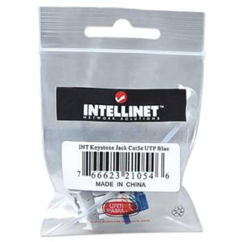 Jack Intellinet Cat 5e de Impacto(Keystone) Color Azul