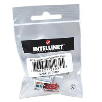 Jack Intellinet Cat 5e de Impacto(Keystone) Color Blanco