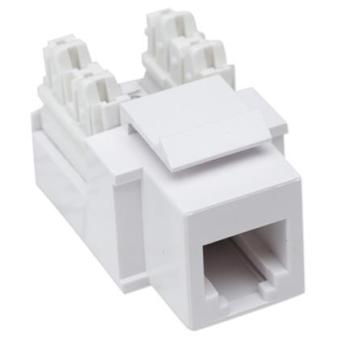 Jack Intellinet RJ11/RJ12 de Impacto Color Blanco